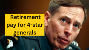 Retirement pay for 4-star generals